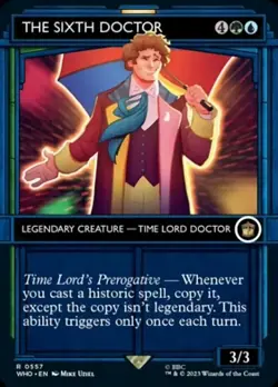 Near Mint, English - 1 x MTG The Sixth Doctor - Showcase Universes Beyond: Docto - Image 1