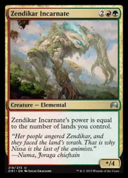 Hero Deal, English - 4 x MTG Zendikar Incarnate Magic Origins - Image 1