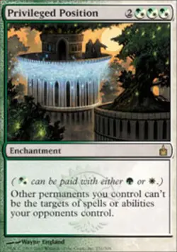 Damaged, English MTG Regular Privileged Position Ravnica: City of Guilds Magic t - Image 1