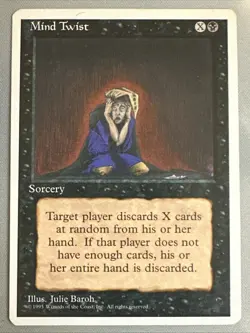 MTG / Mind Twist / 4ED / #31 / Regular / Rare / LP - Image 1