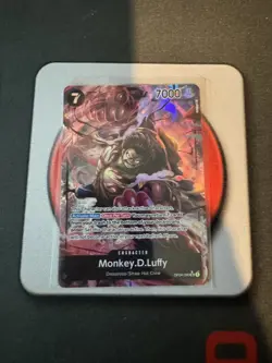 Monkey D Luffy One Piece TCG Kingdoms of Intrigue OP04-090 Alt Art Super Rare/SR - Image 1