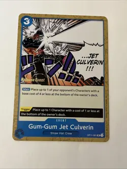 Gum-Gum Jet Culverin Uncommon (UC) OP11-061 A Fist of Divine Speed Release Event - Image 1
