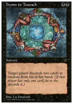 1x Hymn to Tourach Moderate Play MTG Magic - Kid Icarus - - Image 1