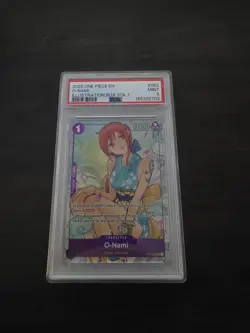 One Piece O-Nami Illustration Box Vol 1 #062 PSA 9 - Image 1