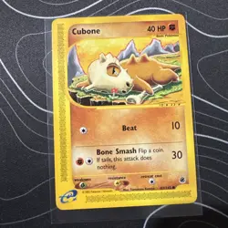 Cubone Expedition Base Set 103/165 Regular Common Card NM Condition - Image 1