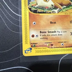 Cubone Expedition Base Set 103/165 Regular Common Card NM Condition - Image 5
