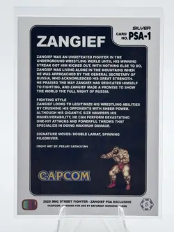 Zangief - PSA Magazine Exclusive Promo - Street Fighter 2 Champion Edition Card - Image 2