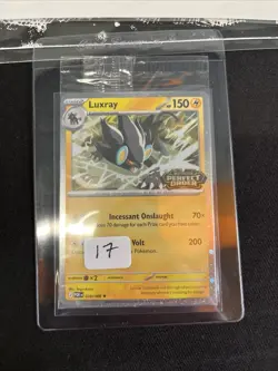 Luxray Perfect Order Stamped Promo Card - Image 1