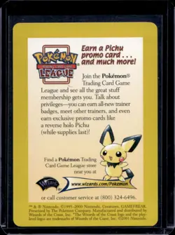 2001 Pokemon League Promo Insert Card - Image 1