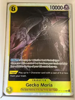 OP14-104 Gecko Moria English SR One Piece TCG Card Game - Image 1
