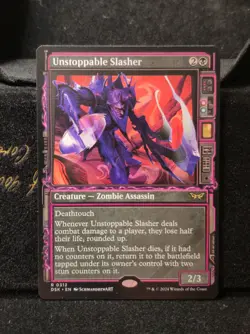 Magic: The Gathering - Unstoppable Slasher (Showcase), #312, Duskmourn - Image 1