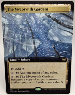 MTG The Mycosynth Gardens Rare Land Extended Art ONE 402 - 178 - Image 1