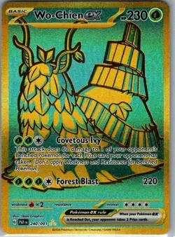 Wo-Chien ex 240/091 SV: Paldean Fates - Pokemon Card - NM - Image 1