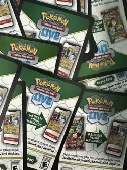 Pokemon TCG Live Online Codes Cards Bulk Lot of 50 UNUSED Digital Delivery New - Image 1