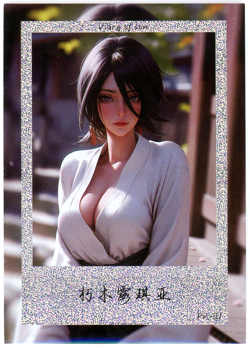 ❤RUKIA Goddess Story Anime Waifu Doujin Card DIARY OF LOVE - PR-07 BLEACH Card - Image 1