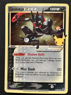 Greninja Gold Star SWSH144 SWSH: Sword & Shield Promo Cards Holo - Image 1