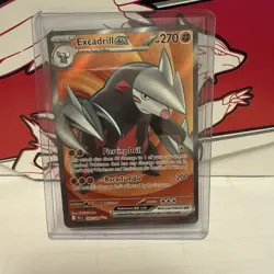 Pokemon Card Excadrill ex 160/086 Black Bolt Full Art Ultra Rare NM - Image 1