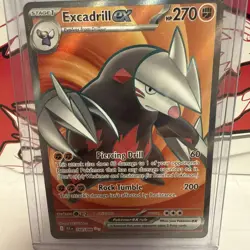 Pokemon Card Excadrill ex 160/086 Black Bolt Full Art Ultra Rare NM - Image 2