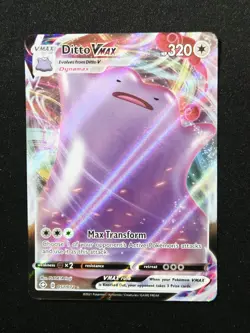 Ditto VMAX 051/072 Shining Fates Ultra Rare Holo Pokemon Card NM - Image 1