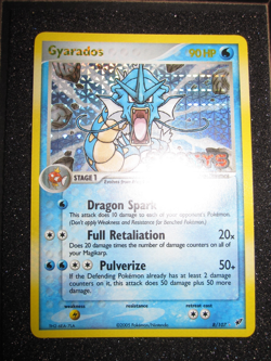 POKEMON EX DEOXYS GYARADOS 8/107 REVERSE + RARE HOLOFOIL DUAL OFFER (2 CARDS) - Image 3