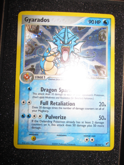 POKEMON EX DEOXYS GYARADOS 8/107 REVERSE + RARE HOLOFOIL DUAL OFFER (2 CARDS) - Image 5