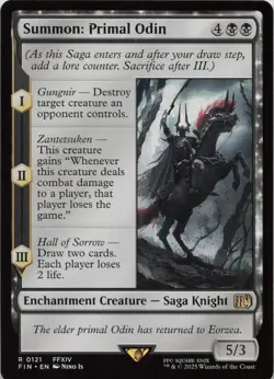 Summon: Primal Odin R FINAL FANTASY 121 - LP - Image 1
