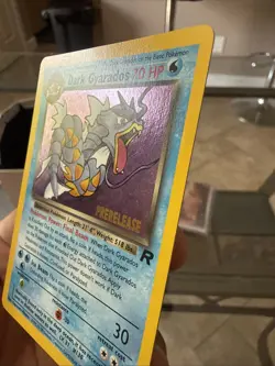 Pokemon TCG Dark Gyarados Promo Card Pre-Release 8/82 Holo Nm - Image 4