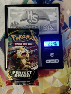 VERY HEAVY! 🔥22.46g Pokemon TCG Perfect Order Booster Pack Factory Sealed ✅ - Image 1