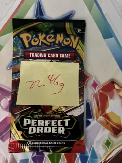 VERY HEAVY! 🔥22.46g Pokemon TCG Perfect Order Booster Pack Factory Sealed ✅ - Image 2
