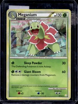 2010 Pokemon HeartGold & SoulSilver Meganium Promos Holo #26/123 - Image 1