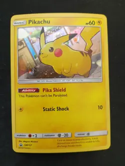Pikachu SM157 Pokemon Sun & Moon Promo Holo Rare Card - Image 1