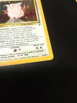 LP Pokemon TCG Clefable & Kangaskhan 2 Card Holo Lot Jungle /base set 2 WOTC - Image 5