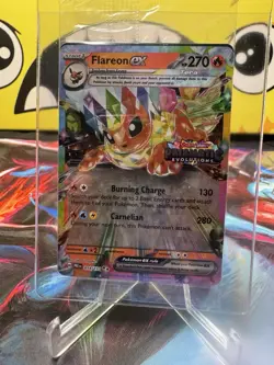 Pokemon Flareon EX 014/131 Prismatic Evolutions Stamp Promo Sealed - Image 1