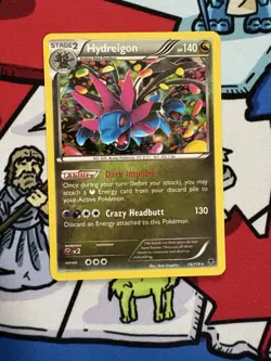 Hydreigon x1 Pokemon TCG Holo Rare XY: Phantom Forces #74/119 - Image 1