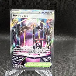 Pokemon TCG Holo Ultra Rare Full Art Battle Cage 116/094 - Image 1