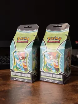Set Of 2 Pokemon Professor Juniper Premium Tournament Collection Boxes SWSH Era - Image 1