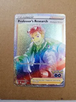 Professor's Research (Secret) Holo Secret Rare 084/078 Pokemon GO NM - Image 1