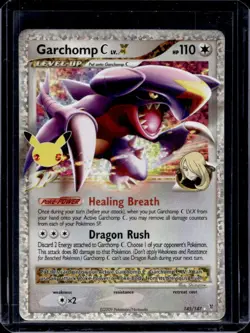 2021 Pokemon SWSH Celebrations Garchomp LV.X Classic #145/147 - Image 1