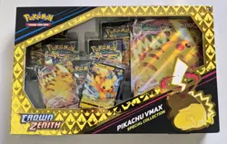 Pokemon TCG Crown Zenith Pikachu VMAX Special Collection Box - Image 1