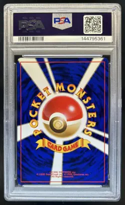 1999 Pokemon Challenge Darkness JP Blaine's Tauros Japanese Gym 2 #128 PSA 8 - Image 2