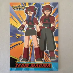Set Of Team Magma 2003 Topps Pokemon Advanced Non-Holo & Foil - Image 2
