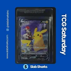 2021 POKEMON JP VMAX CLIMAX #222/184 PIKACHU V CHARACTER SUPER RARE - Image 1