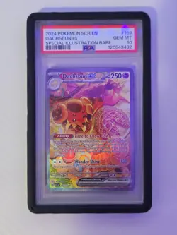 2024 POKEMON SCR EN-STELLAR CROWN SPECIAL ILLUSTRATION RARE DACHSBUN EX PSA 10 - Image 4