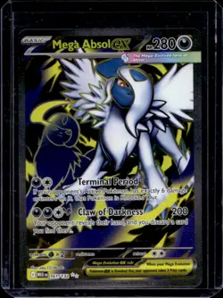 2025 Pokemon Mega Evolution Absol ex Ultra Rare #161/132 - Image 1