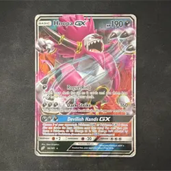 The Pokemon Company Hoopa GX 96/181 Sun & Moon Team Up Ultra Rare Foil 190 HP - Image 1