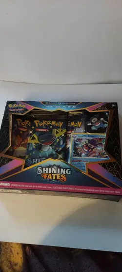 Pokemon TCG: Shining Fates Mad Party Pin Collections Box Galarian Mr. Rime 820650808685 - Image 1