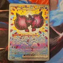 Pokemon TCG Pecharunt EX SV: Prismatic Evolutions 163/131 SIR Full Art Basic 19… - Image 1