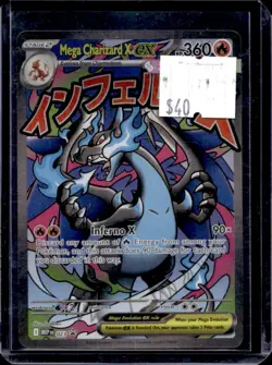 2025 Pokemon MEP Black Star Promos Mega Charizard X ex #023 - Image 1