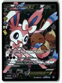 Sylveon EX ⭐ RC32/RC32 Holo Ultra Rare Generations 2016 Pokemon NM - Image 1