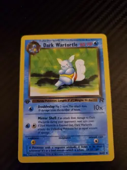 Dark Wartortle - 1st Edition - 46/82 Team Rocket - Pokemon TCG - 2000 - Image 1